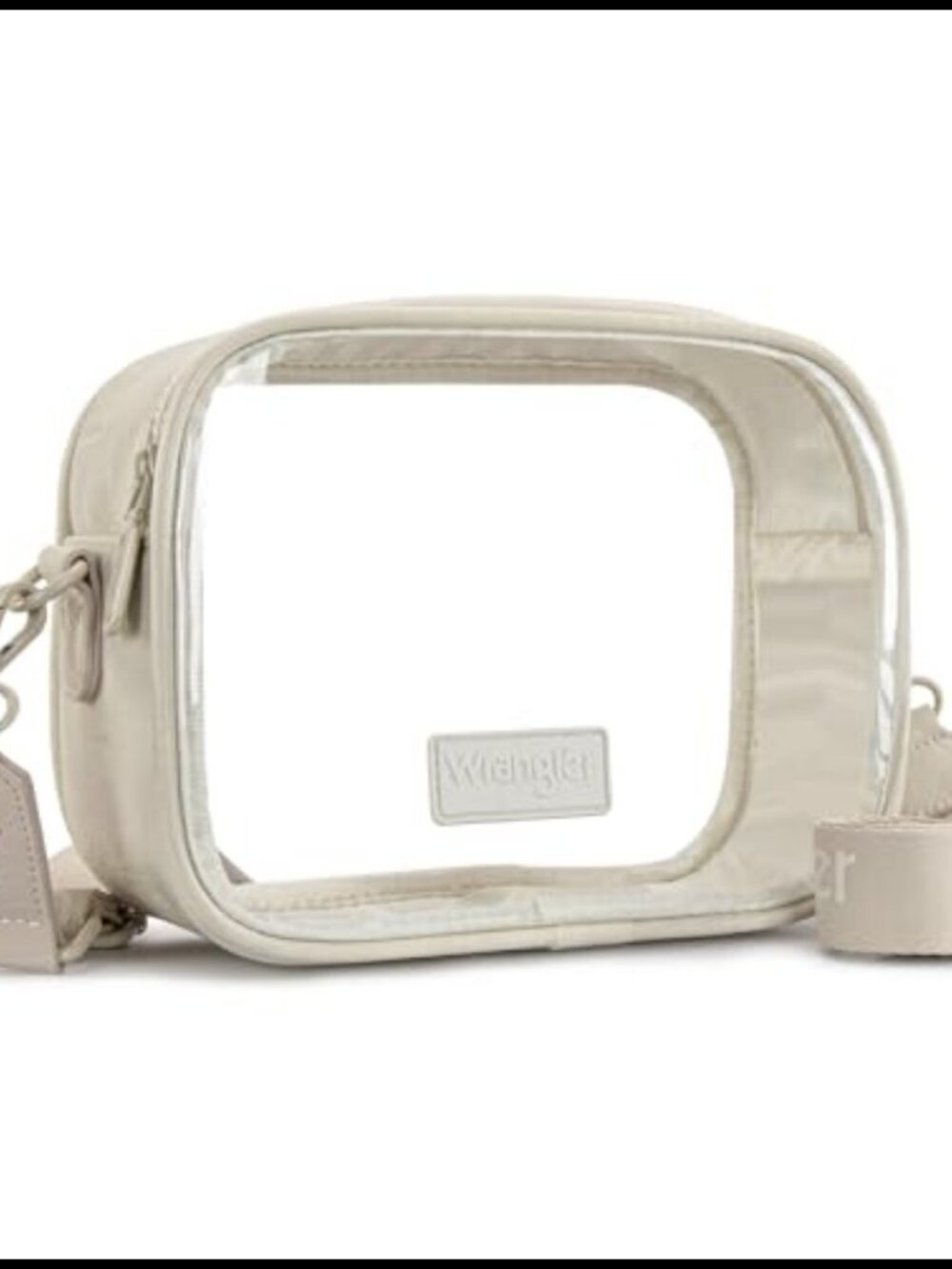 Clear Crossbody Bag Stadium Approved PVC Transparent Purse for Concerts Sports